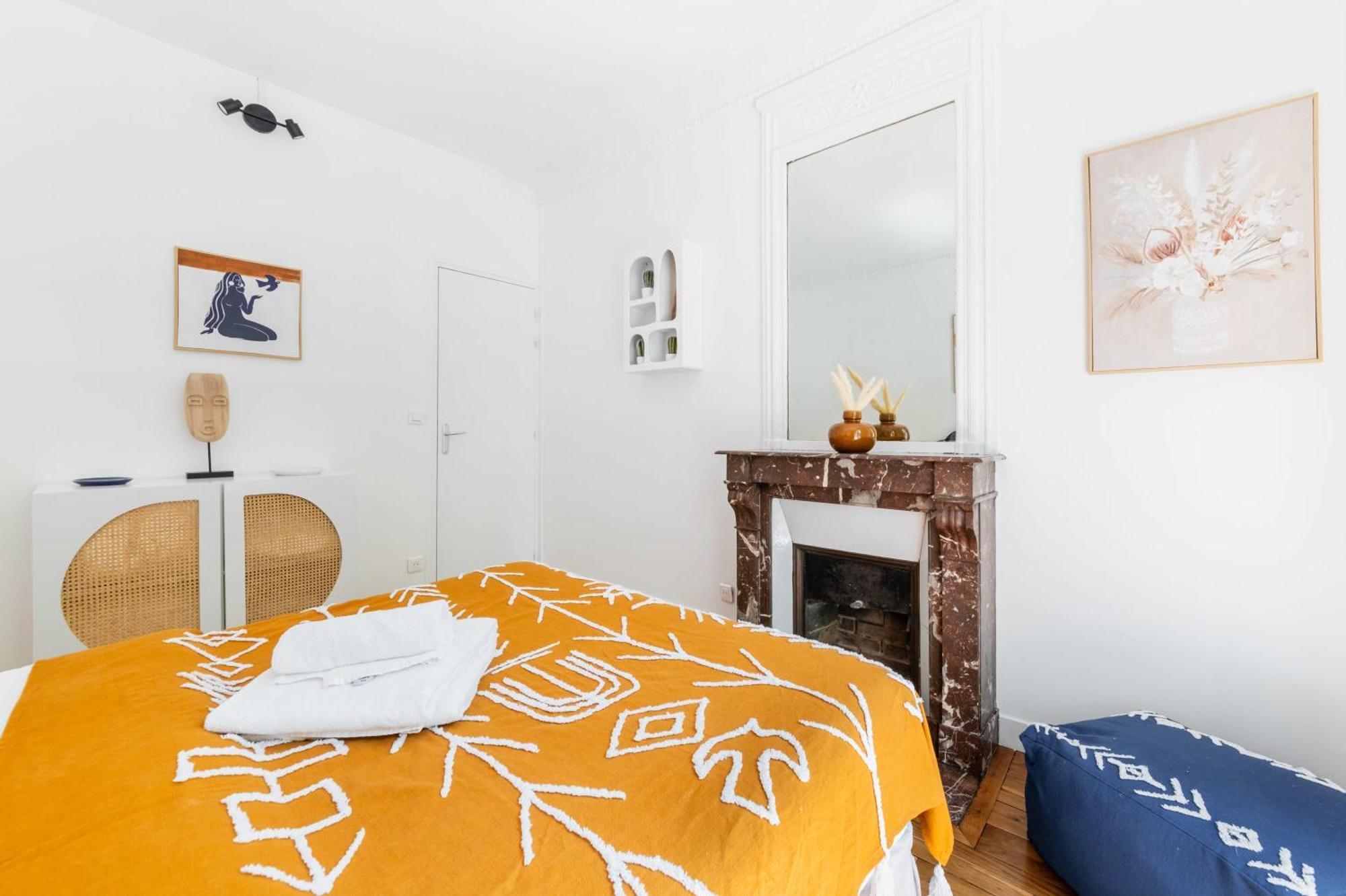 Ferienwohnung 2 Pieces Refait Neuf Metro Jaures - Paris 19 - 4P - Flat-Guest Exterior foto