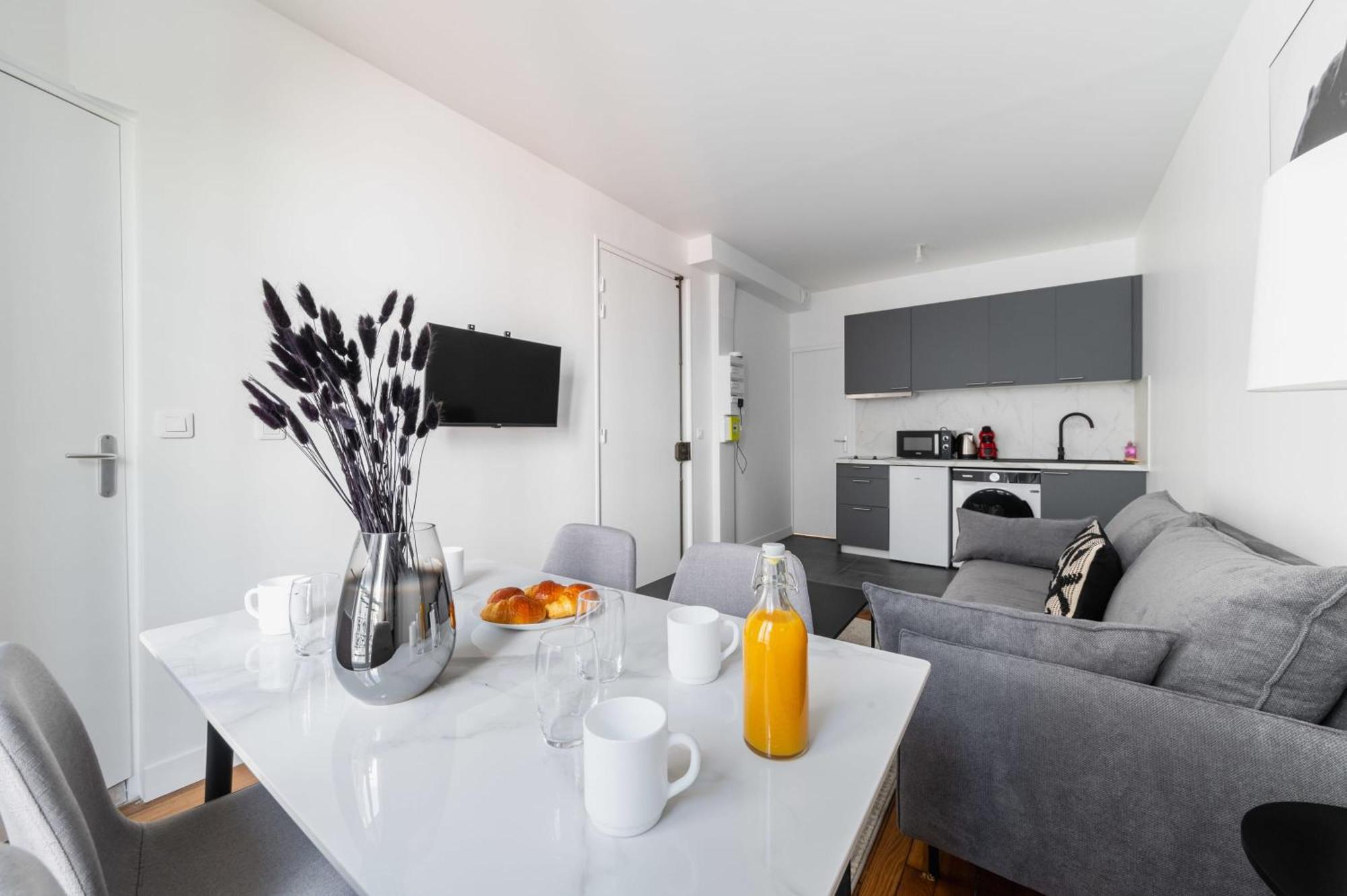 Ferienwohnung 2 Pieces Refait Neuf Metro Jaures - Paris 19 - 4P - Flat-Guest Exterior foto